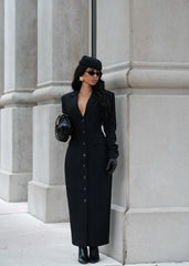 Trench-coat magnétique Allure noir