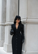 Trench-coat magnétique Allure noir