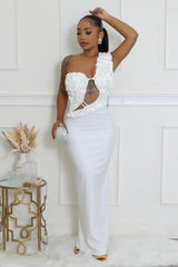 Robe longue sexy sans manche pour vos soirées