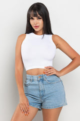 Top débardeur côtelé à dos nageur Alimatou