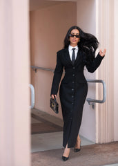 Trench-coat magnétique Allure noir