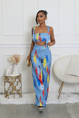 Ensemble salopette bas large