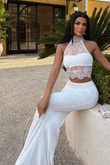 Ensemble jupe longue stretch et top sans manches