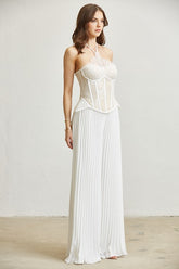 Ensemble top corset et pantalon taille haute