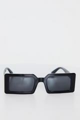 Lunettes de soleil à monture carrée noir