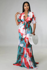 Ensemble jupe longue et top