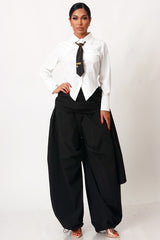 Chemise à manches longues avec cravate Detail