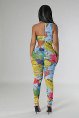 Combinaison deux pièces extensible sans manches