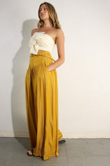 Pantalon large évasé