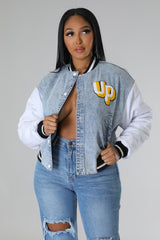 Jacket jean lady