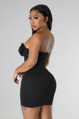 Ensemble deux pièces Robe et Gilet court Jemma noir
