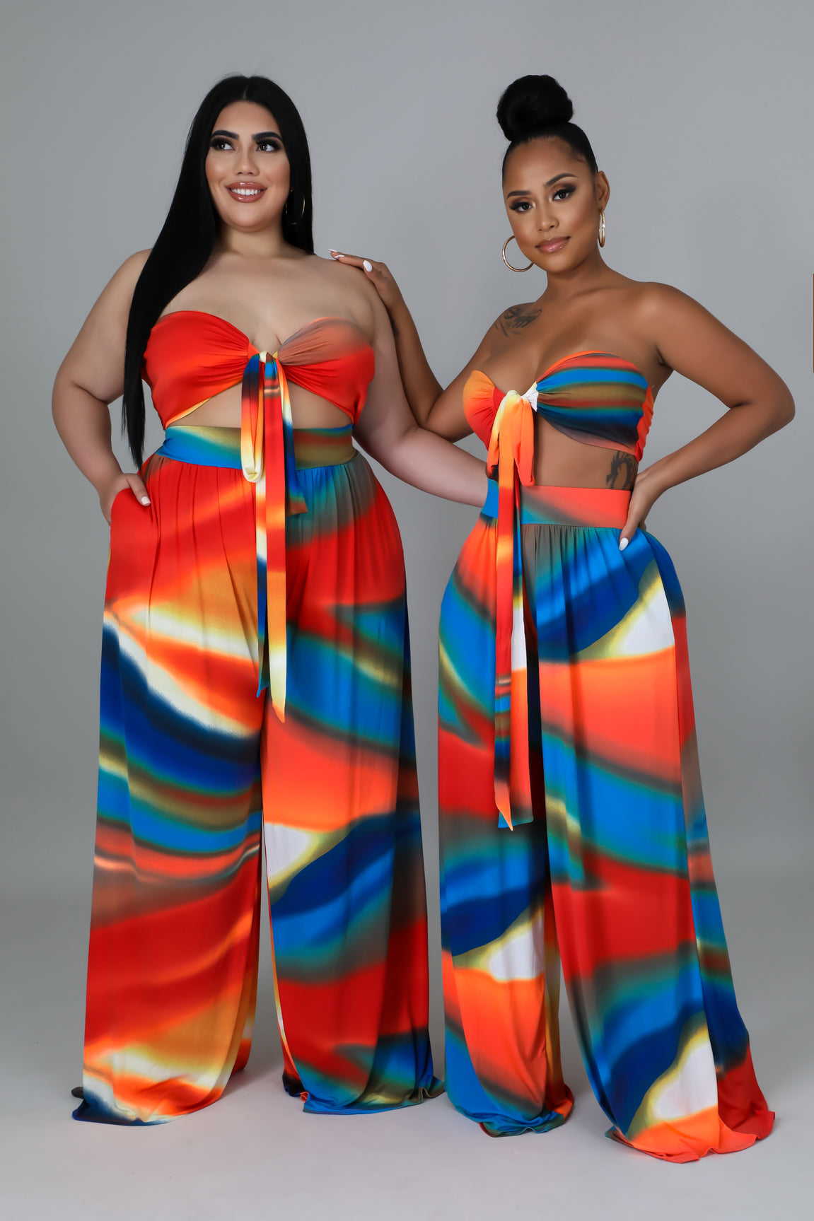 Ensemble 2 pièces pantalon et top