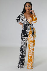 Combinaison semi-Stretch Karla Noir/Jaune à manche