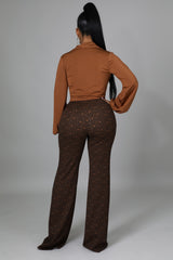 Ensemble 2 pieces pantalon large et top